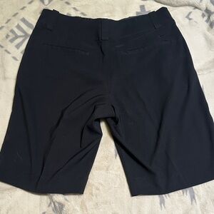 Nike Women's Black Bermuda long Athletic Shorts size 4